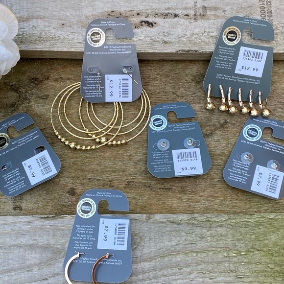 NWT MINICCI EARRING LOT BUNDLE OF 8 EARRINGS. - Picture 11 of 11